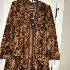 Express faux fur jacket